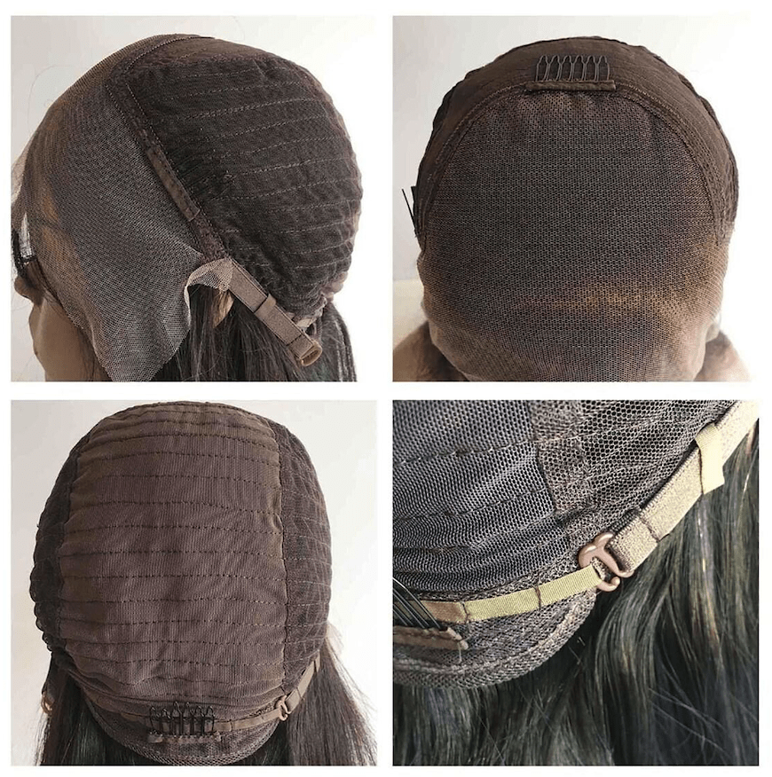 nevermindyrhead Men Human Hair Dark Brown Wig Short Curly Curtain Bangs Lace Front Middle Part