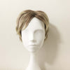 Men Ash Blonde Short Straight Pixie Middle Part Cosplay Wig