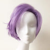 Men Pastel Purple Short Straight Side Part Cosplay Wig
