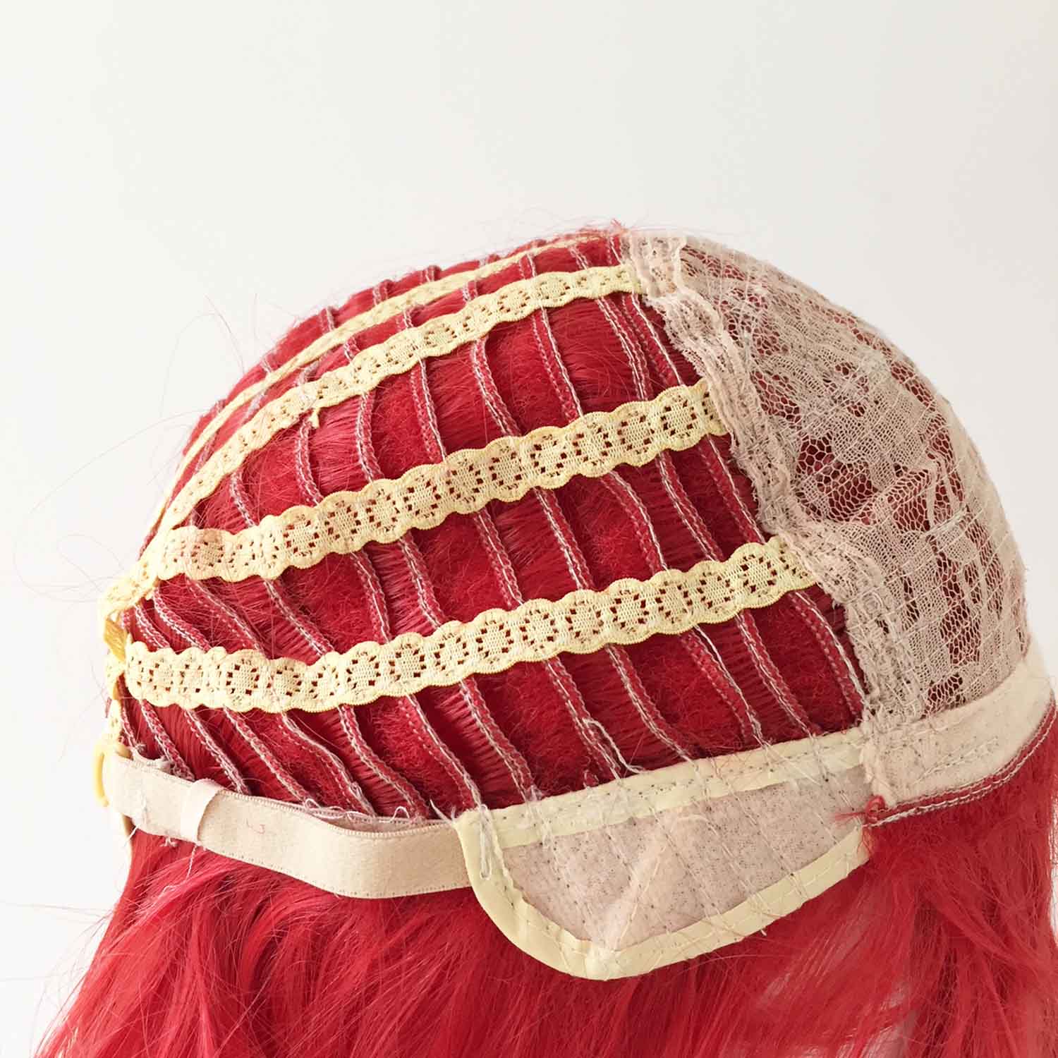 nevermindyrhead Men Unisex Red Short Straight Long Fringe Bangs Cosplay Wig