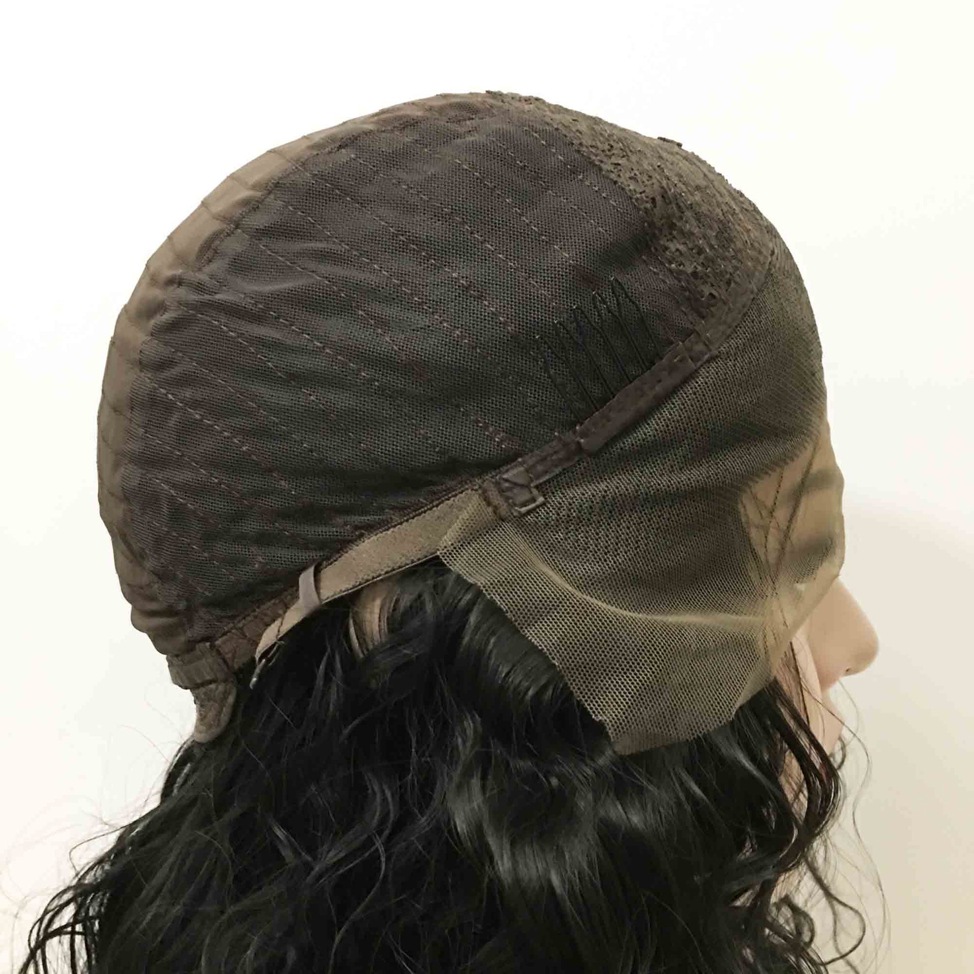nevermindyrhead Women Black lace Front Free Part Curly Fluffy Layers Thick Volume Wig