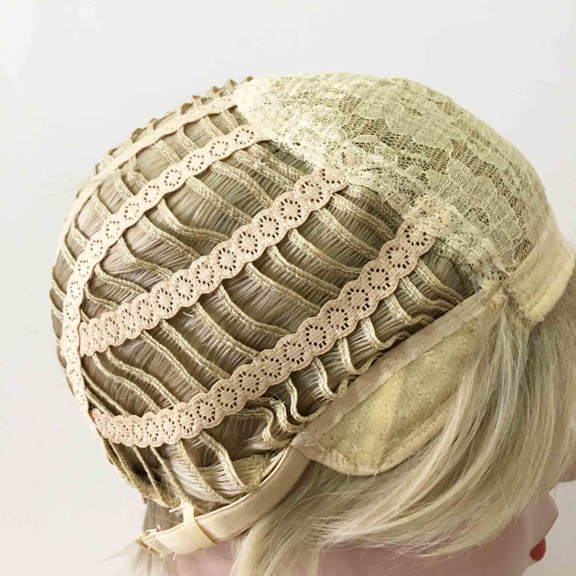 nevermindyrhead Women Blonde Short Straight Pixie Boy Cut Fringe Bangs Wig