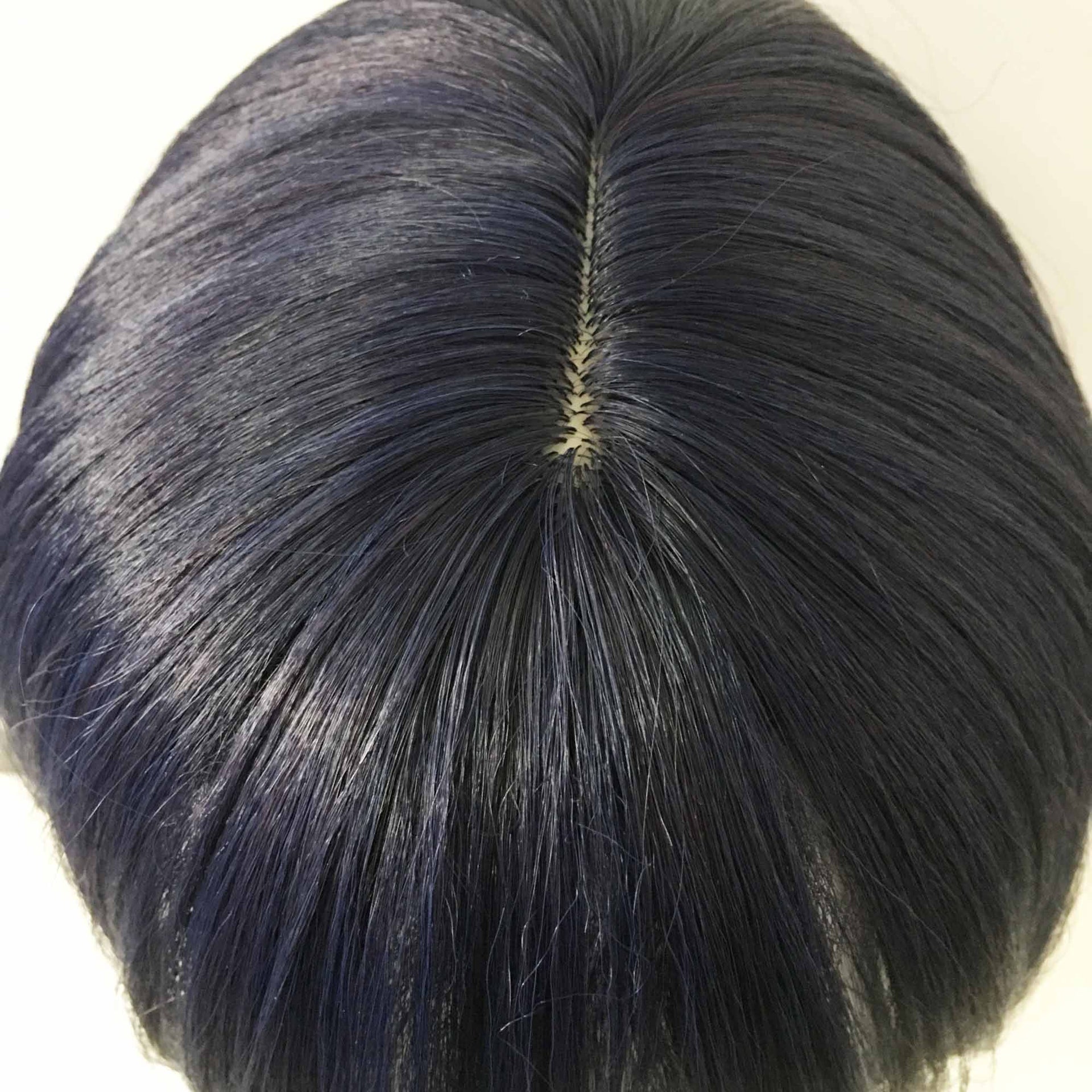 nevermindyrhead Women Navy Short Straight Bob Fringe Bangs Cosplay Wig