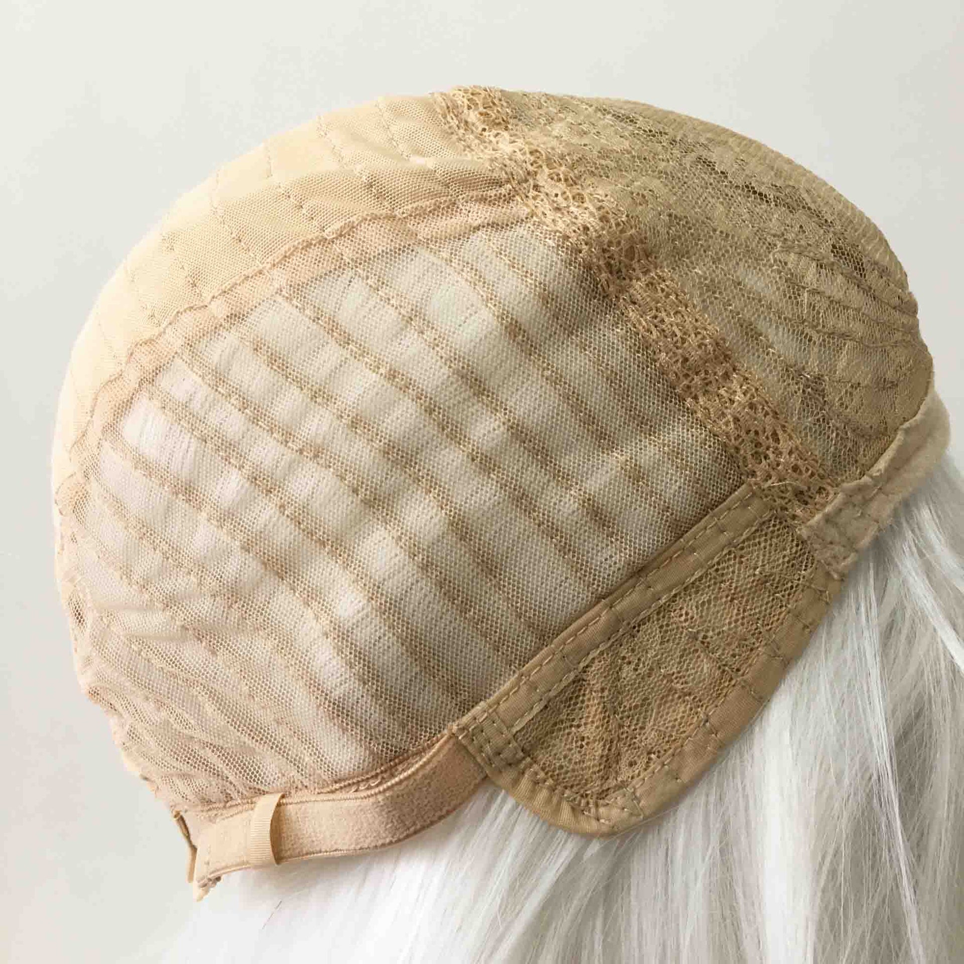nevermindyrhead Women Snow White Long Straight Fringe Bangs Wig