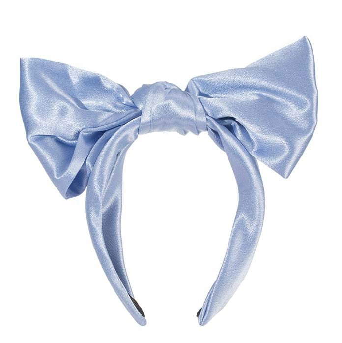 nevermindyrhead Bow Headband for Women Non Slip Fashion Knotted Girls Bunny Ears Hair Accessories Blue