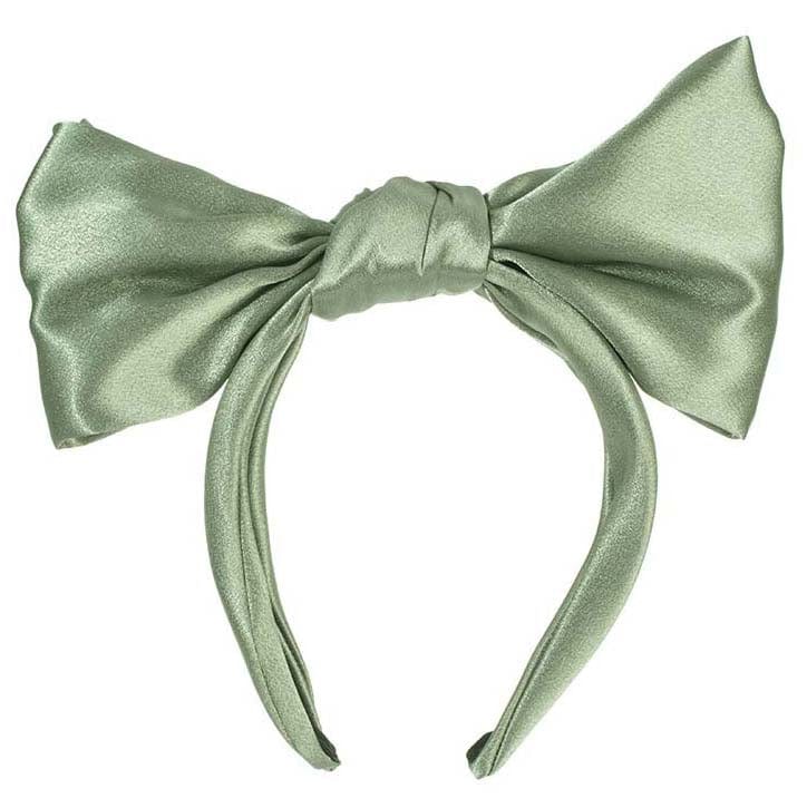 nevermindyrhead Bow Headband for Women Non Slip Fashion Knotted Girls Bunny Ears Hair Accessories Green