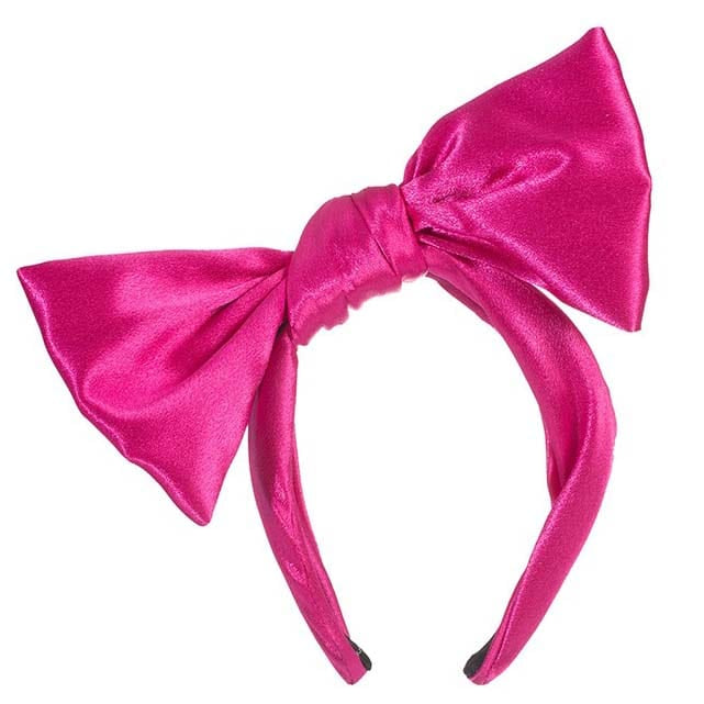 nevermindyrhead Bow Headband for Women Non Slip Fashion Knotted Girls Bunny Ears Hair Accessories Magenta