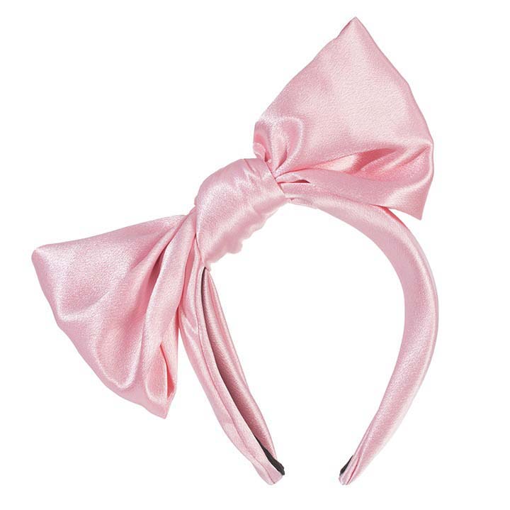 nevermindyrhead Bow Headband for Women Non Slip Fashion Knotted Girls Bunny Ears Hair Accessories Pink