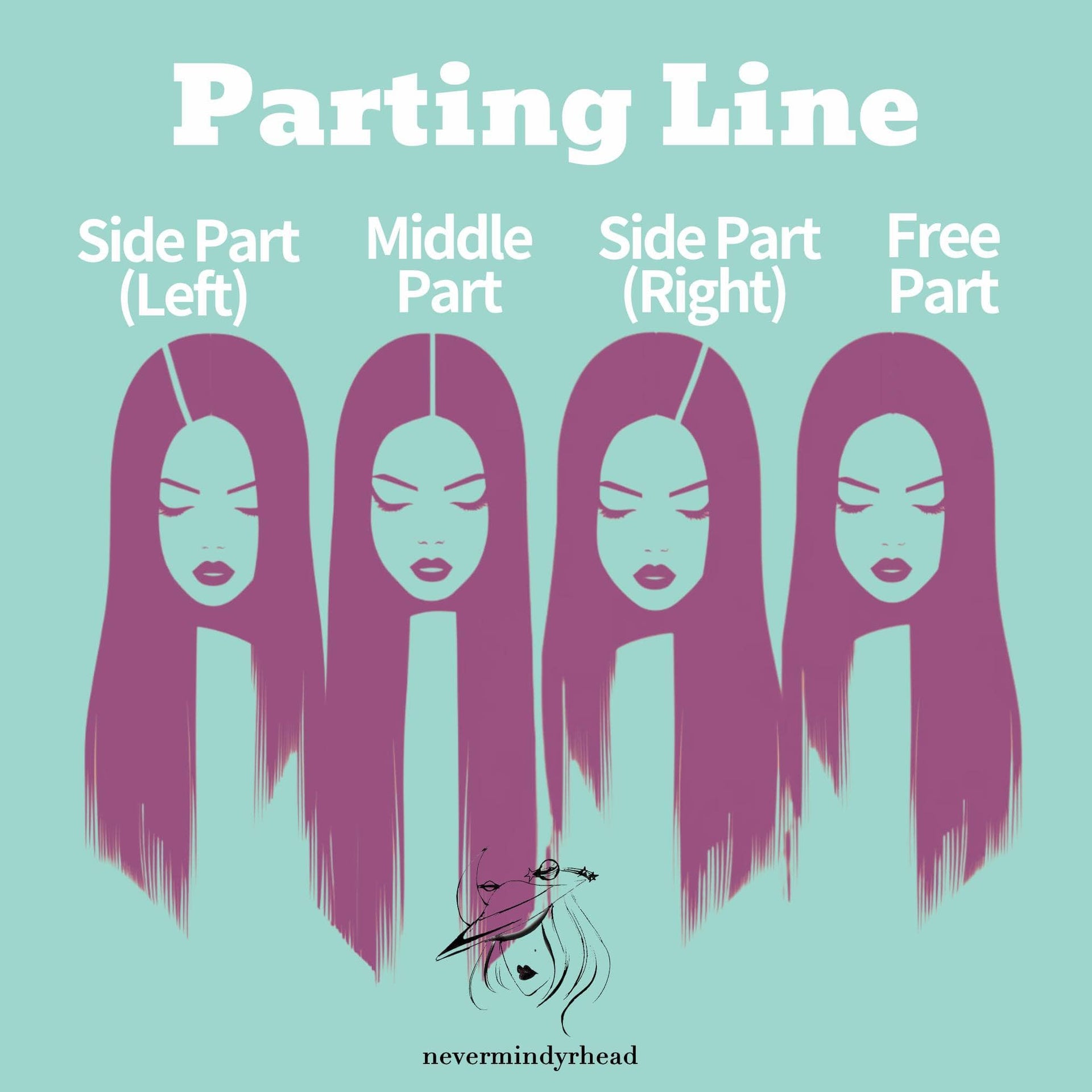 nevermindyrhead Custom Made Lace Front Wig For Women Personalized Long Straight Synthetic Hair