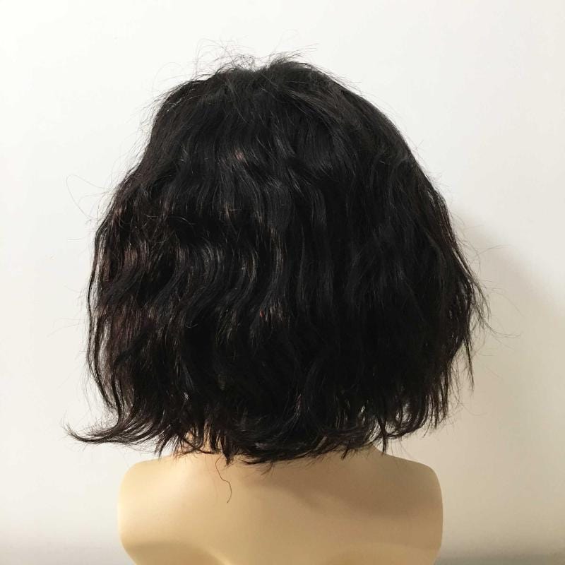 nevermindyrhead Men Black Human Hair Wig Lace Front 13 X 6