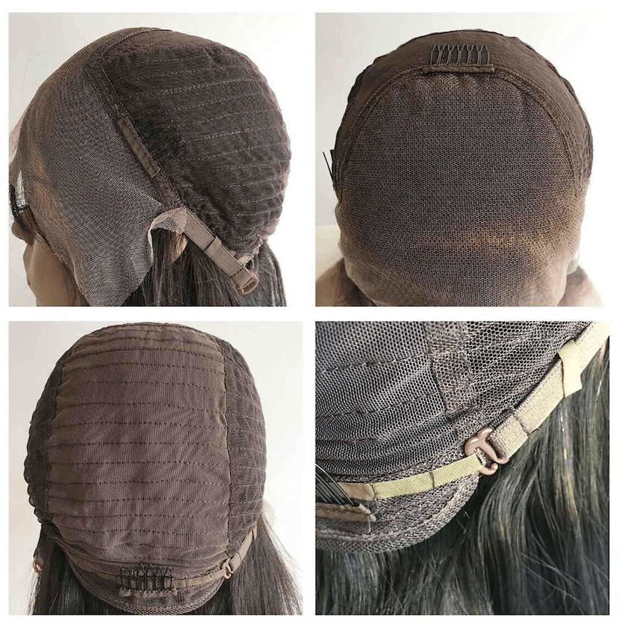 nevermindyrhead Men's Custom Human Hair Wig: Dark Brown Lace Front Curly Wavy Made-to-Order
