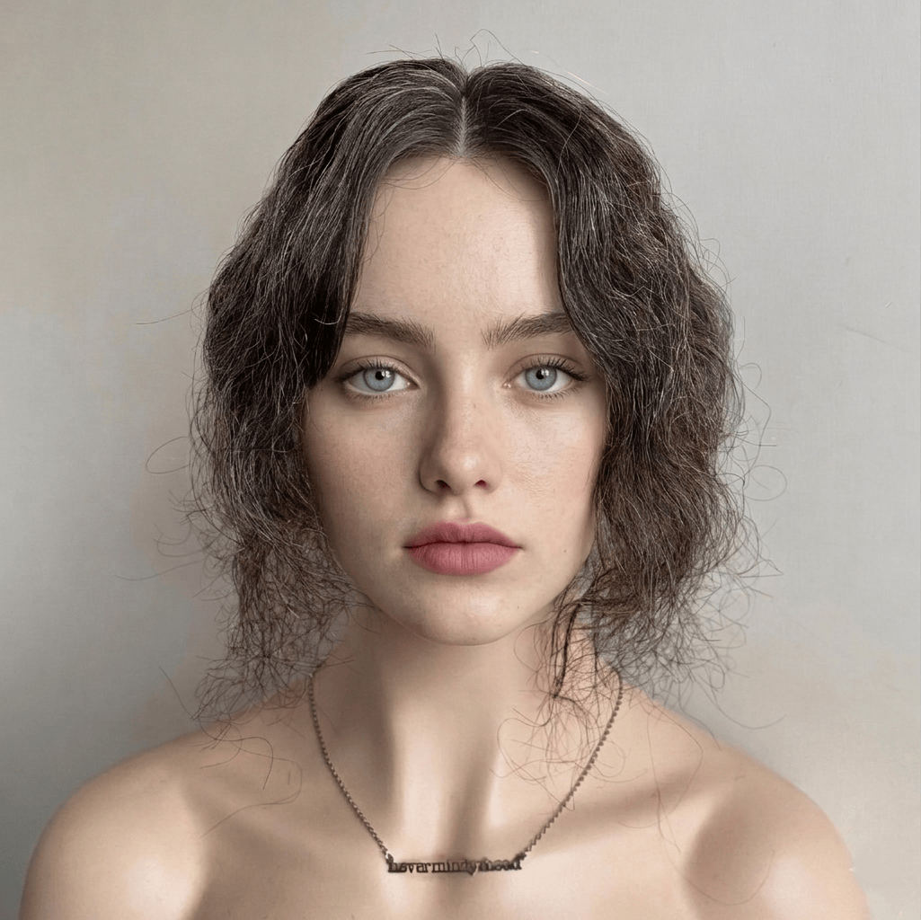 nevermindyrhead Women Dark Gray Human Hair Topper Salt Pepper For Thinning Hair Curly Clip-In Bangs Middle Part