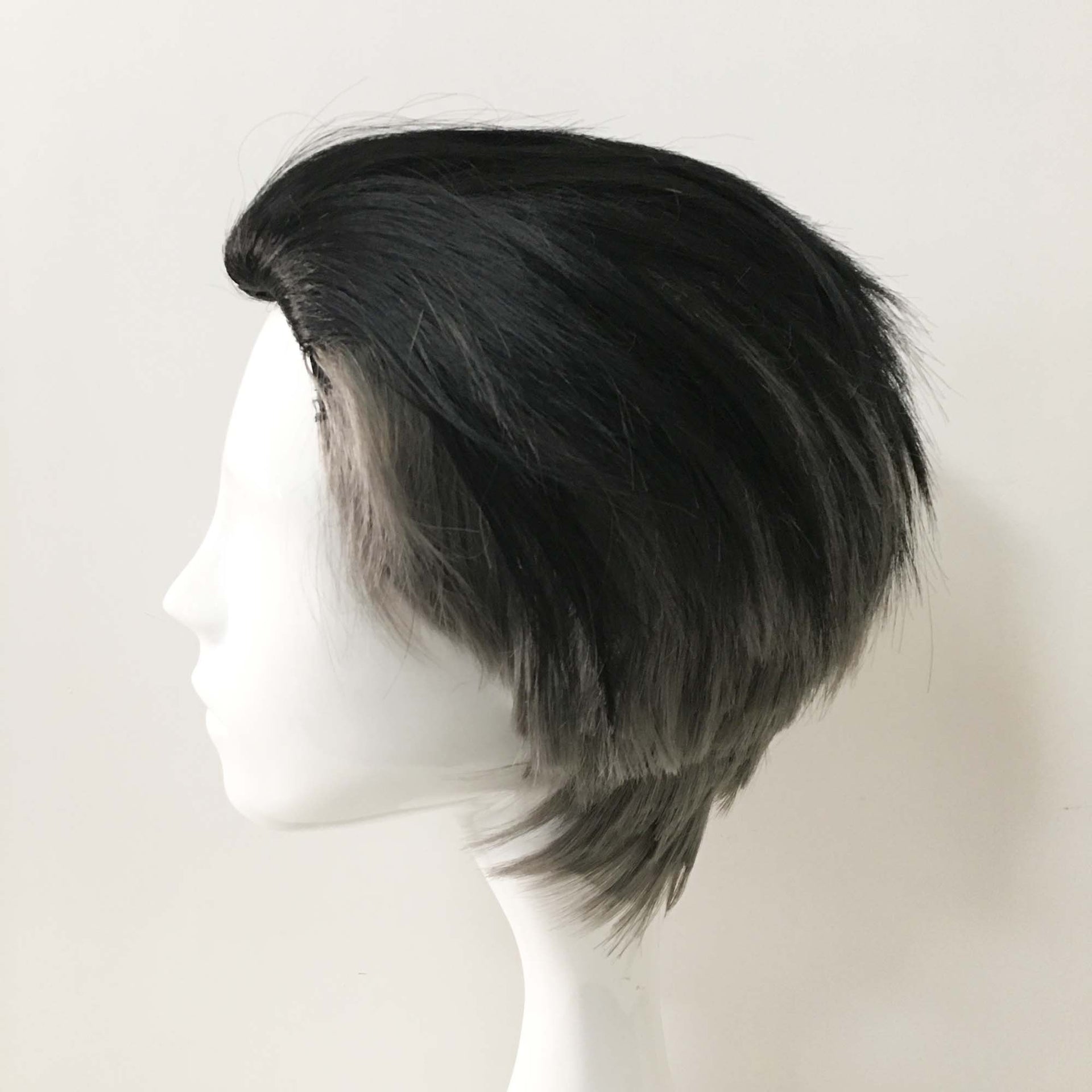 brown undercut wig
